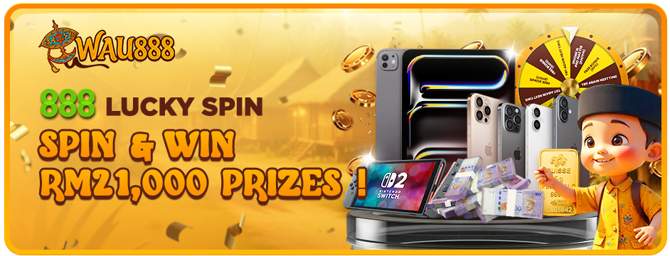 888 Lucky Spin — RM21,000 Prizes